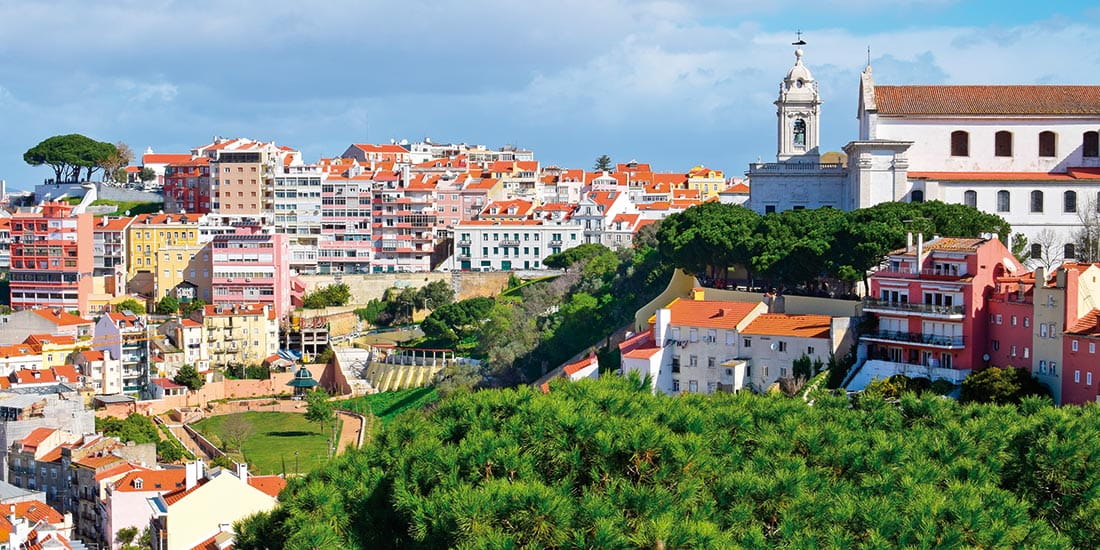 A view over Lisbon, Portugal
